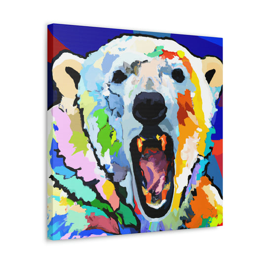 Polar Bears Pop Art - Canvas