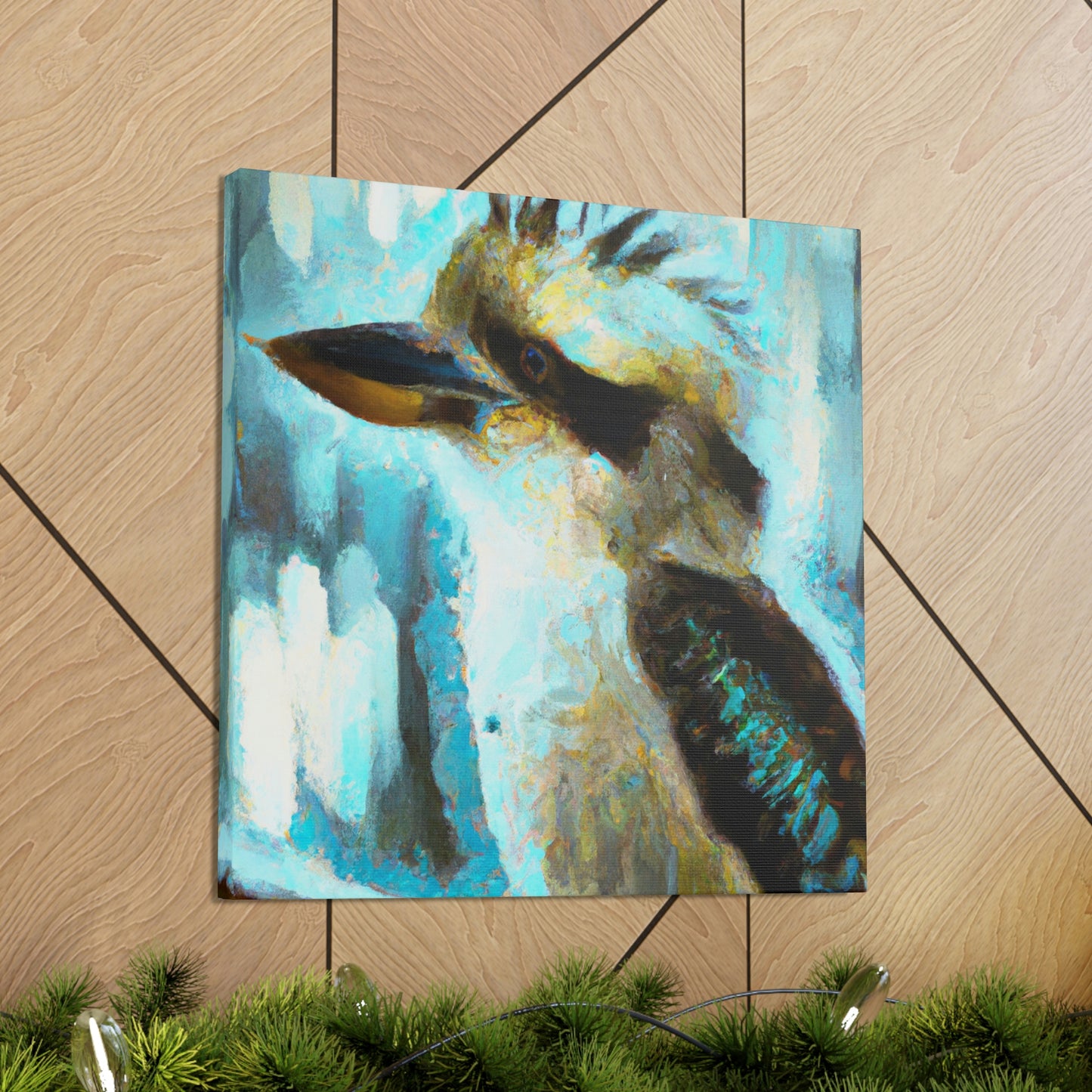 Kookaburra in Flight - Canvas