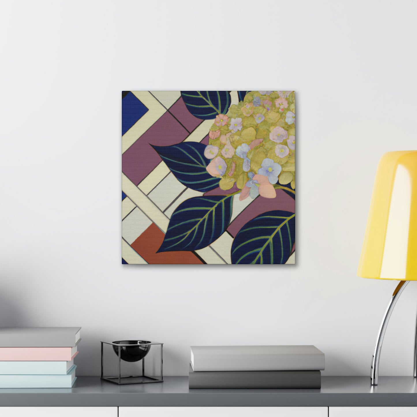 "Hydrangea Deco Dream" - Canvas