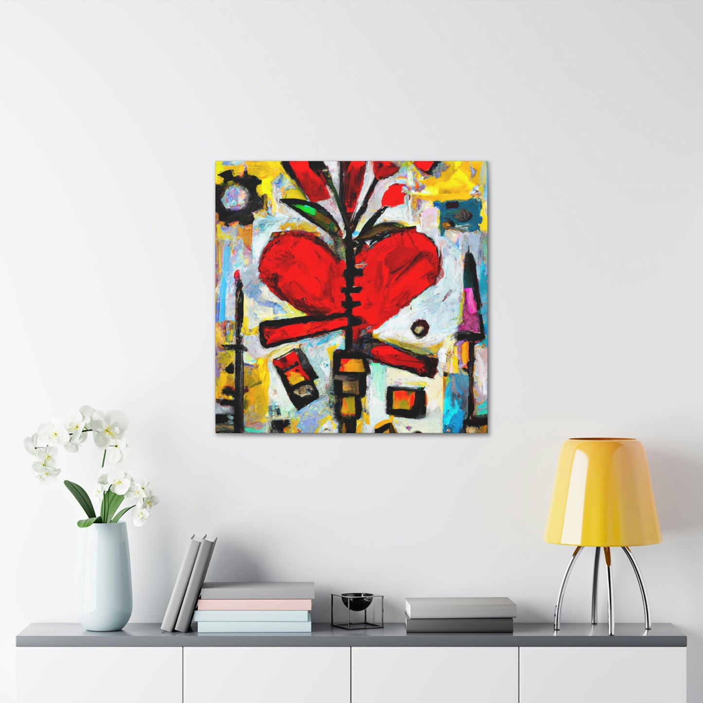 Love Bouquet Embrace - Canvas