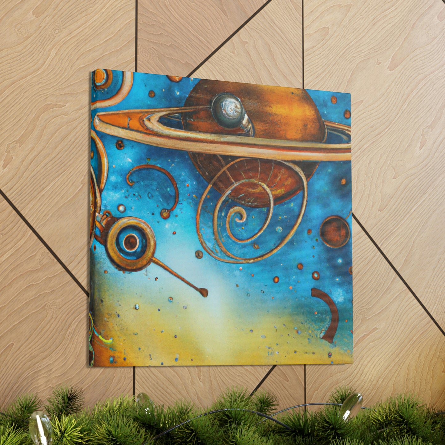 Uranus in Steampunk - Canvas