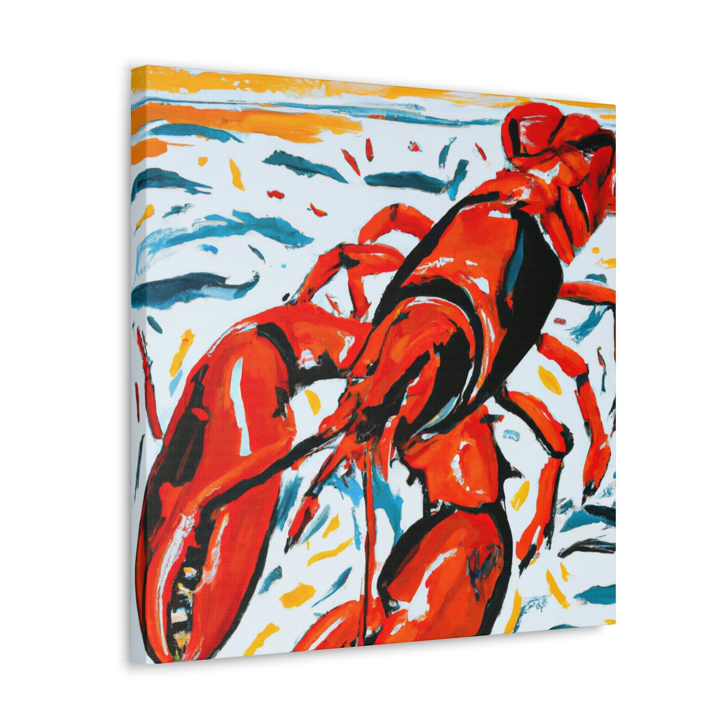 Lobster in Expressionism - Canvas