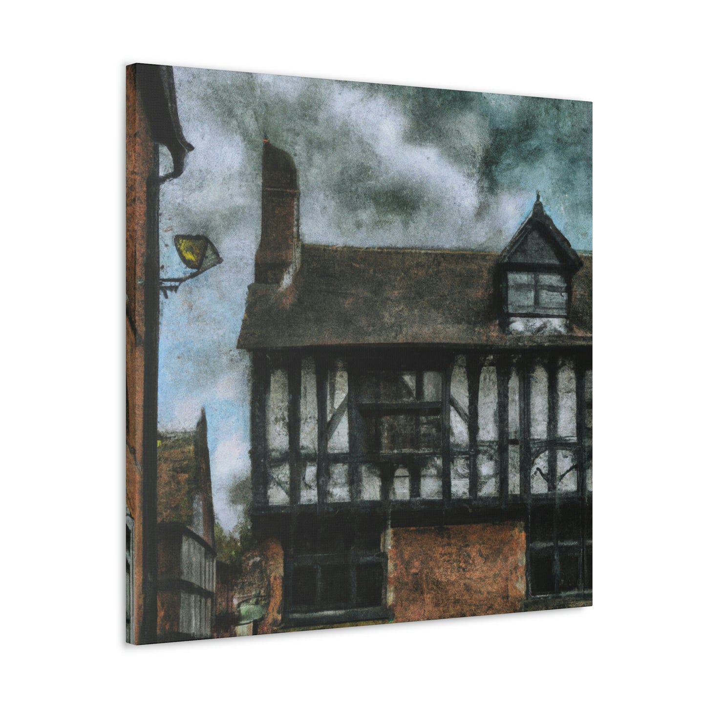 "Tudor Elegance Reborn" - Canvas