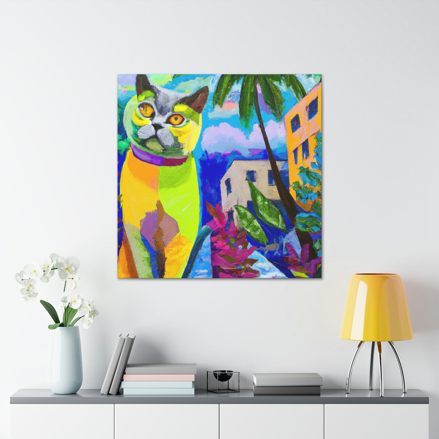 Purrful British Shorthair - Canvas