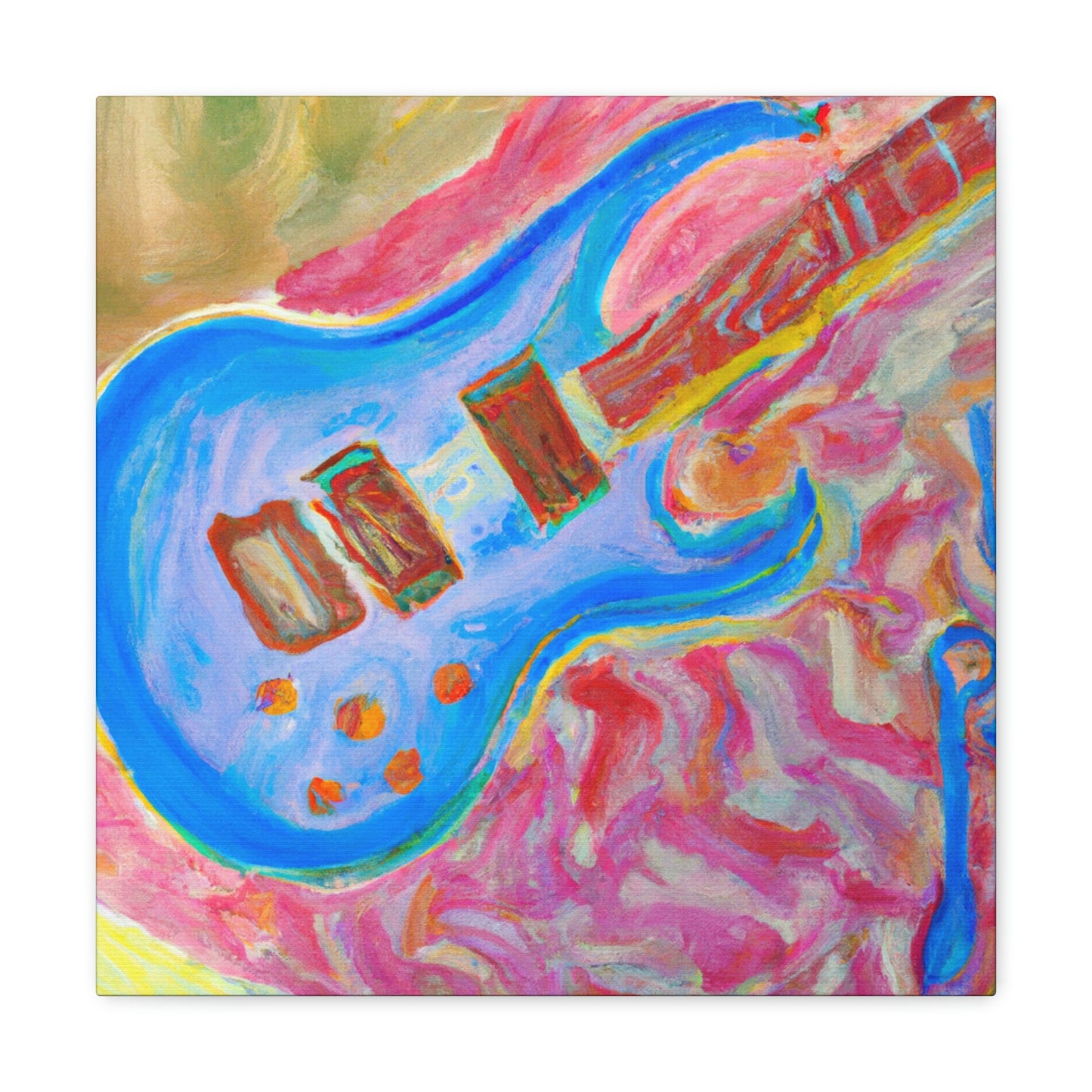 "Electric Guitar Triumphant" - Canvas