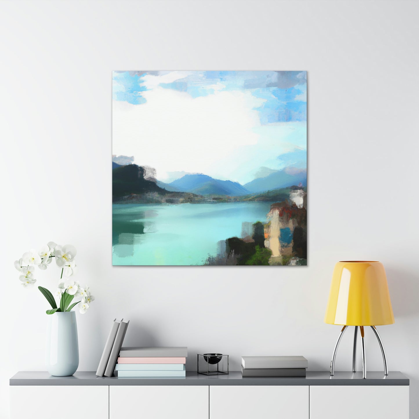 "Lake Reflections Sunrise" - Canvas