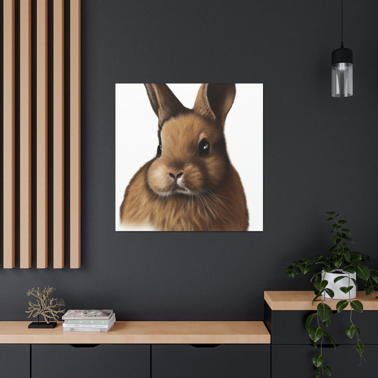 "Rabbit in Springtime" - Canvas