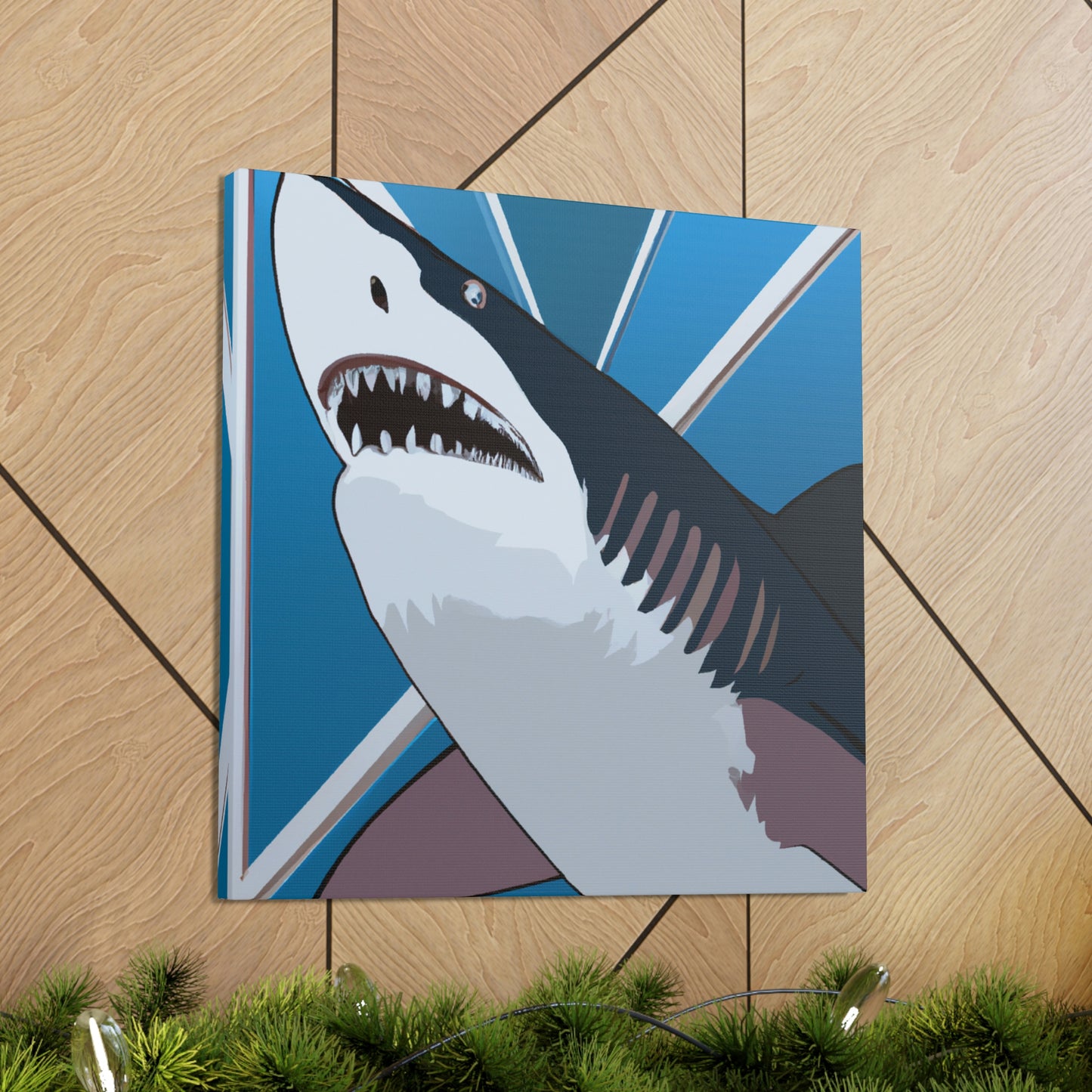 "Sharp Teeth of Style" - Canvas