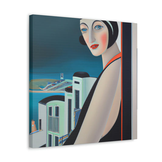 Majestic Art Deco Sun - Canvas