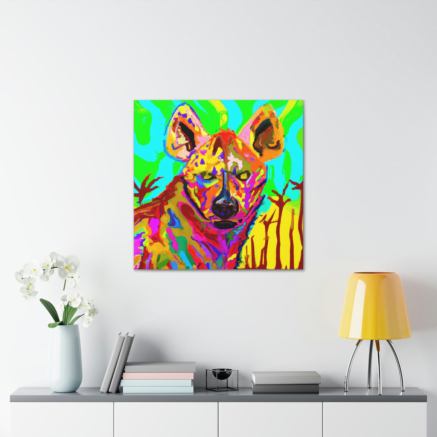 "Hyena in the City" - Canvas