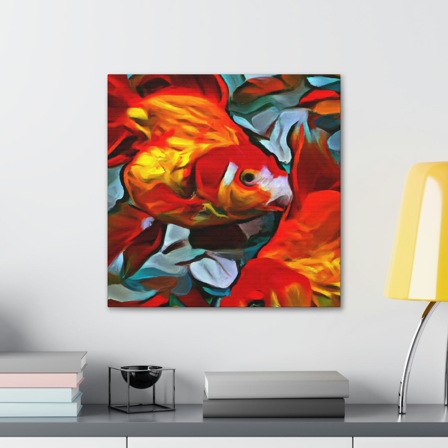 Golden Fish Dreaming - Canvas