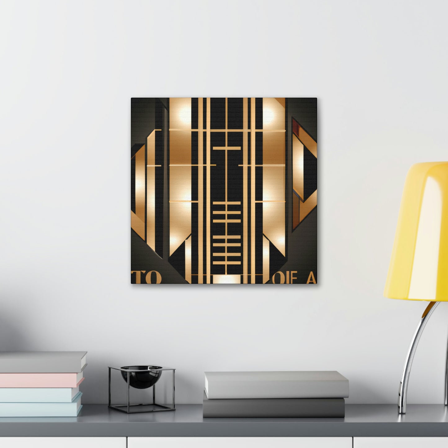 "Jazz Age Radiance" - Canvas