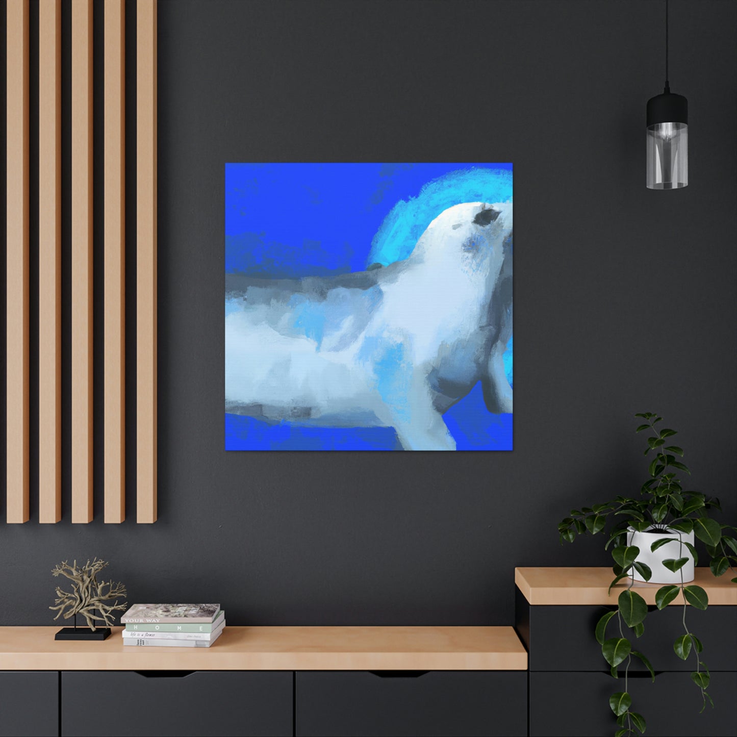 "Harp Seal in Expressionism" - Canvas