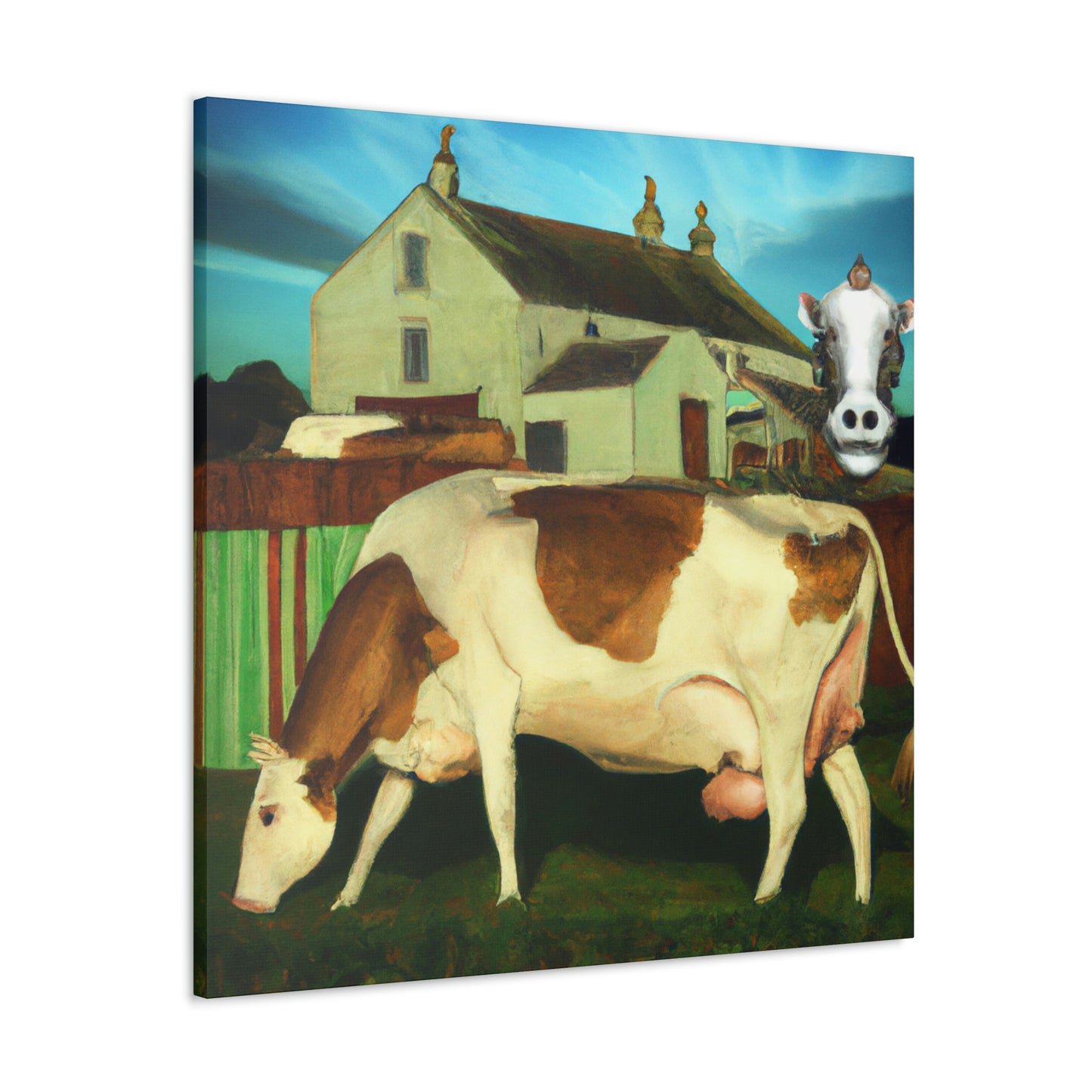 "Cow on the Pasture" - Canvas