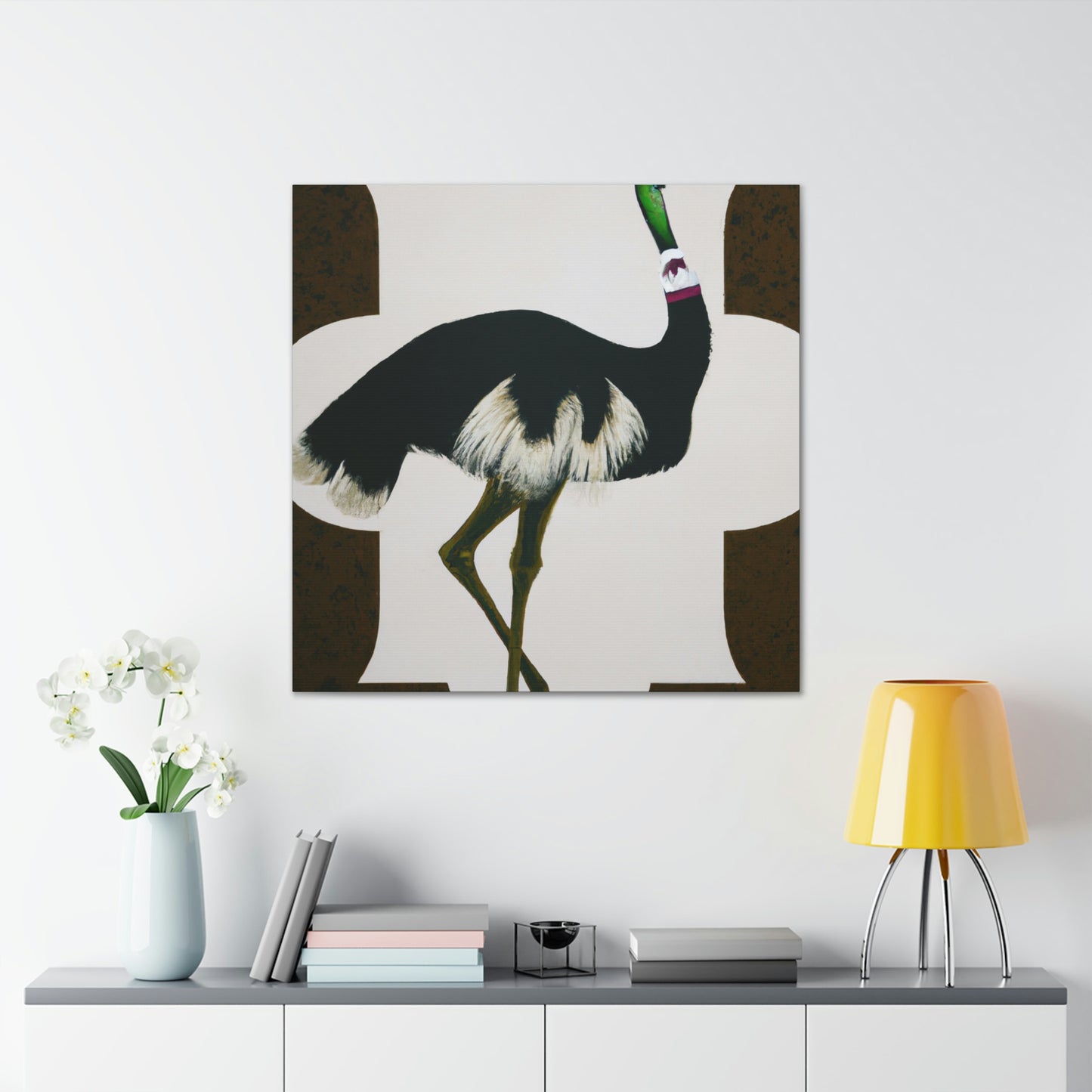 "Emu's Epic Ascent" - Canvas