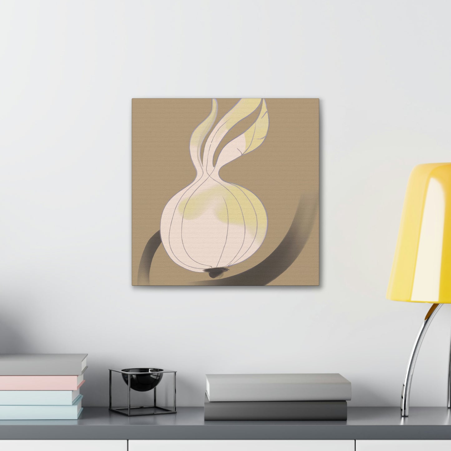 "Onion in Art Deco" - Canvas