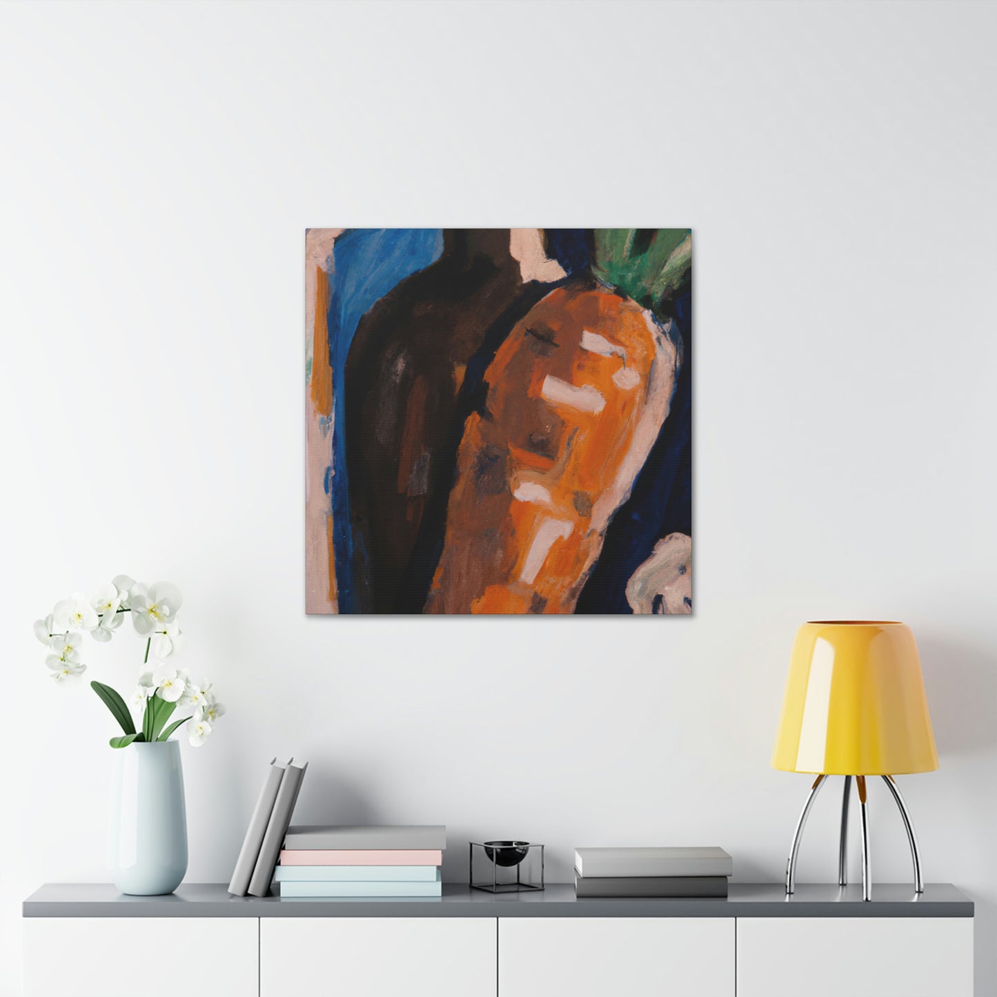 "Carrot in Fauve Hues" - Canvas