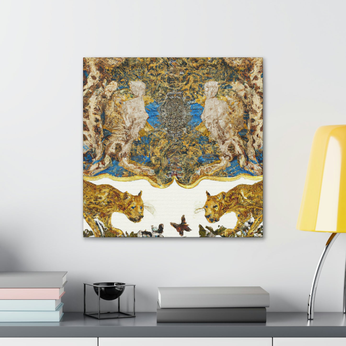 Leopard of Baroque. - Canvas