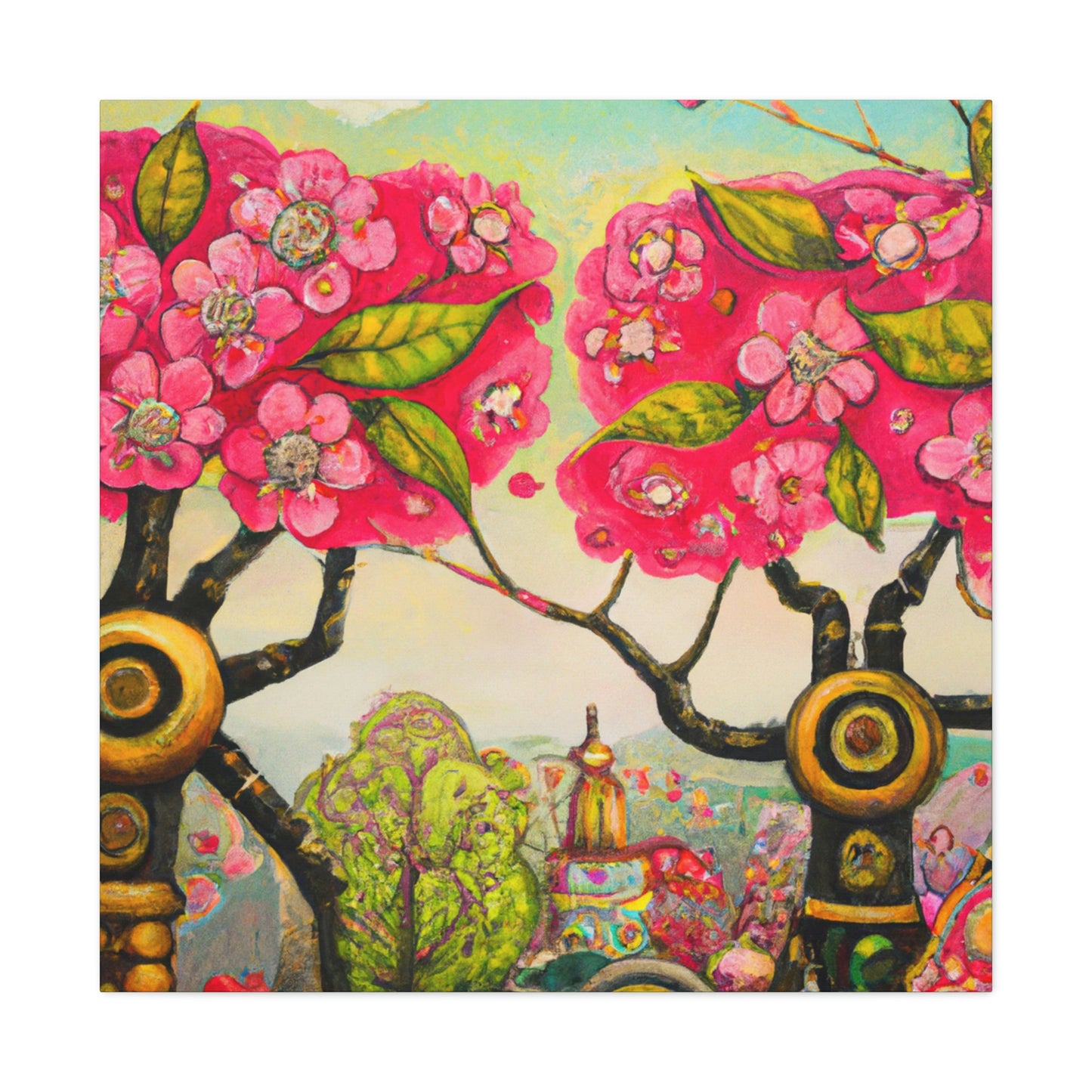 Cherry Blossoms Aweigh - Canvas