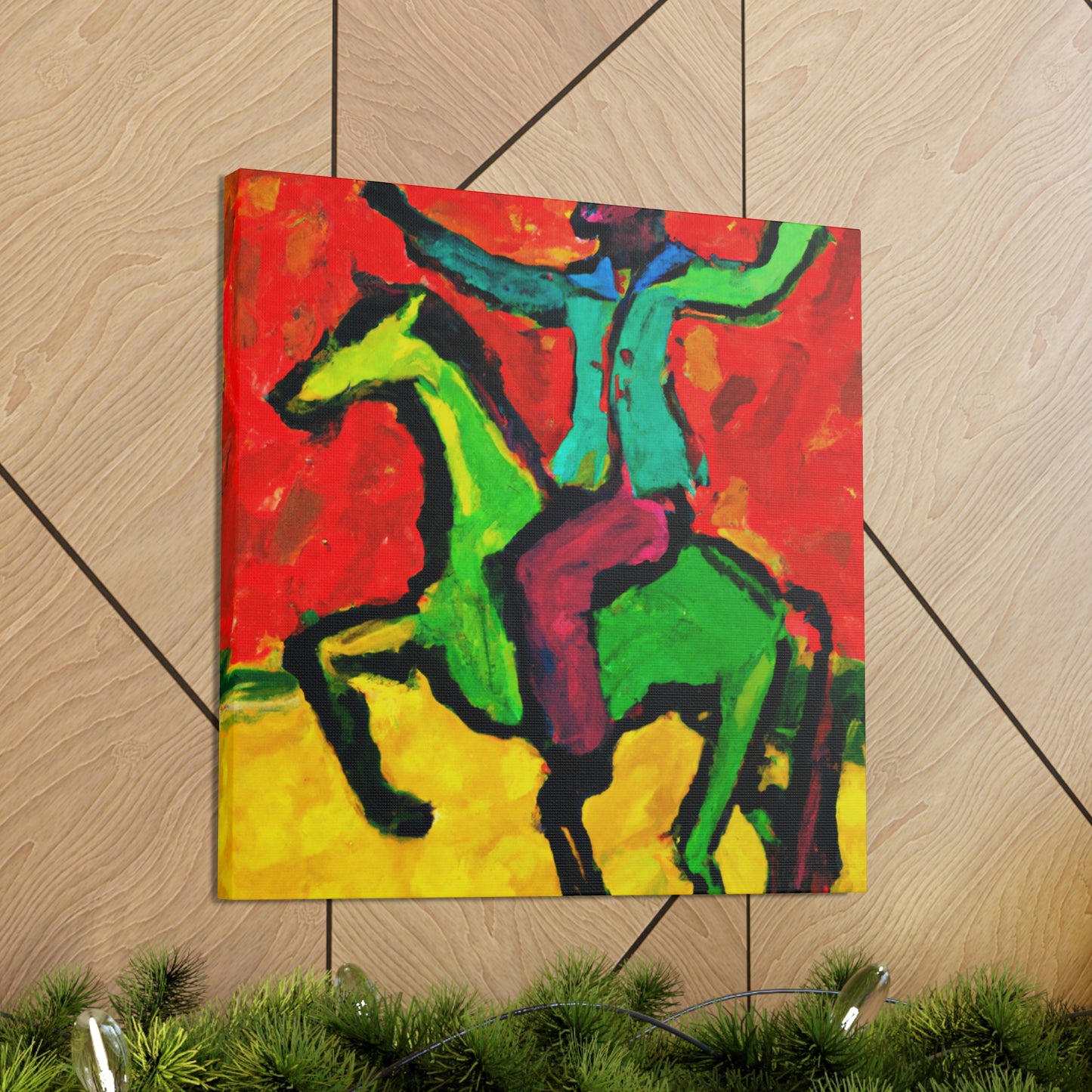 Cavalryman: Bold Fountain - Canvas