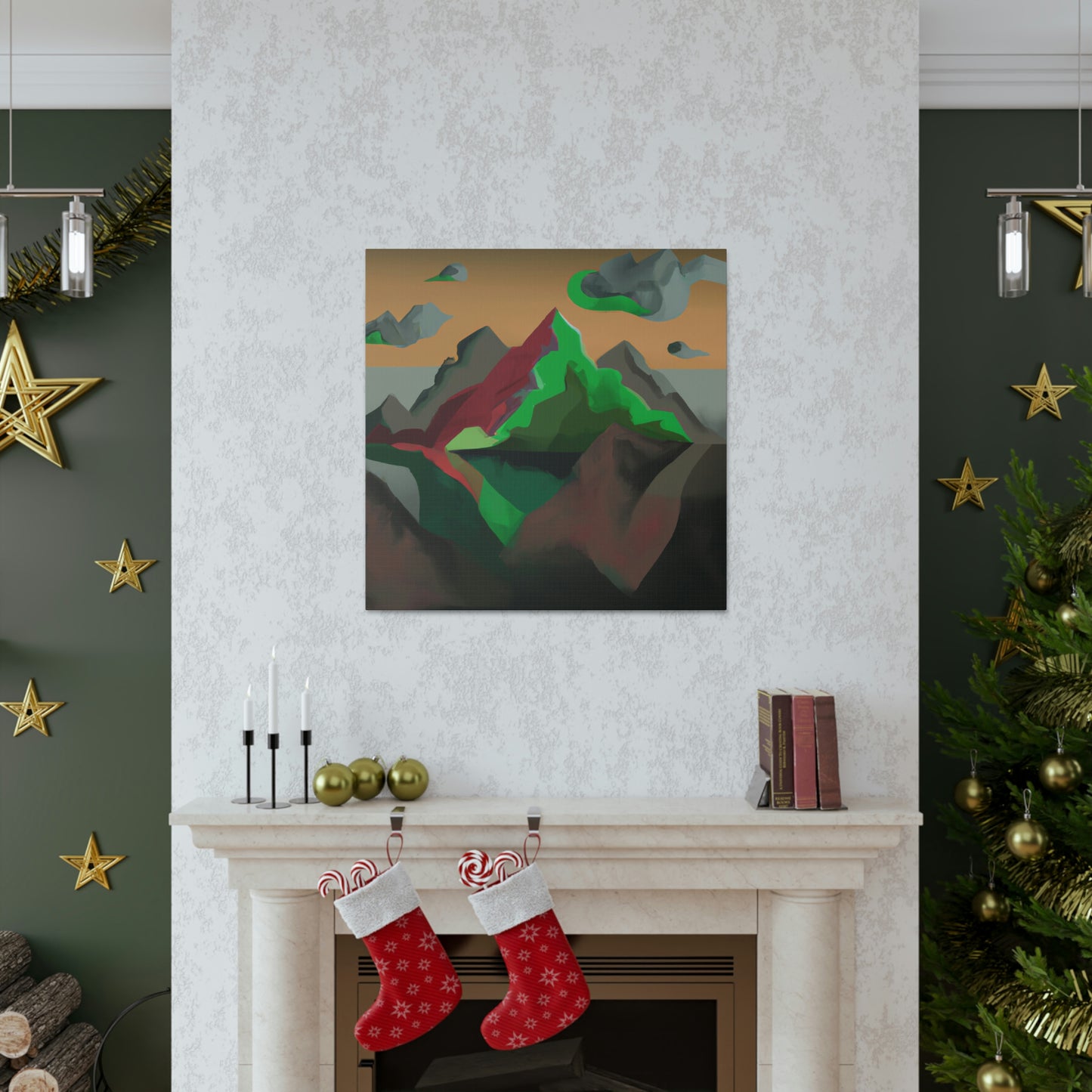 Mountain Fjords Dreaming - Canvas