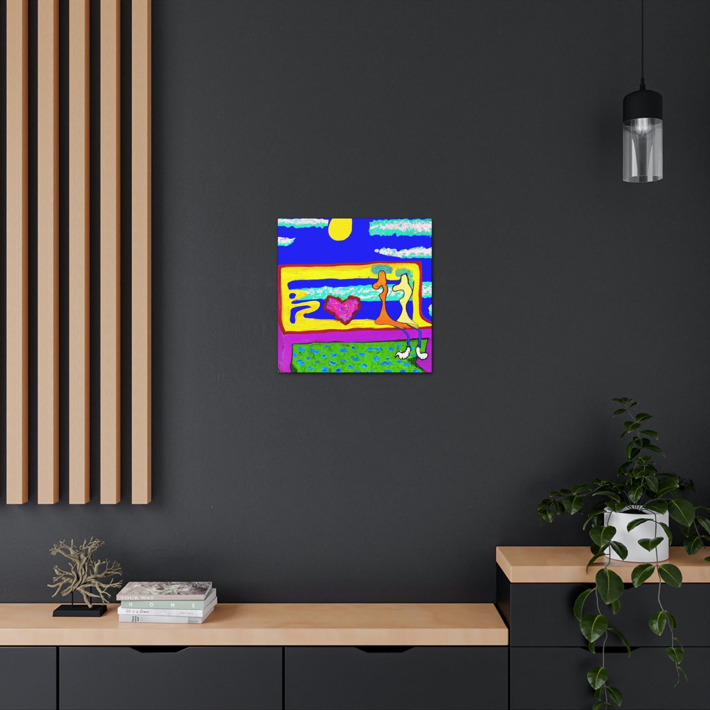 Love's Lonely Bench - Canvas