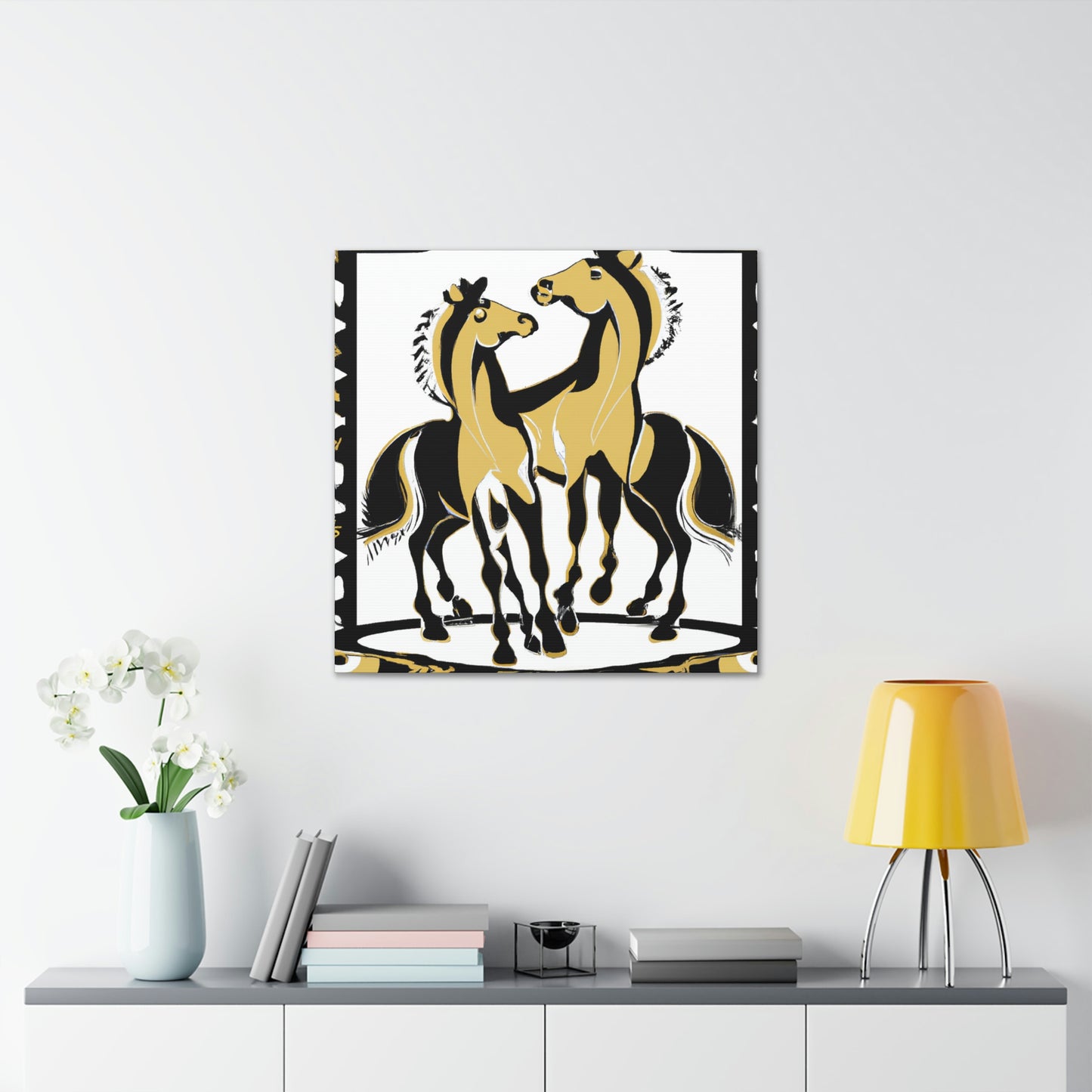 "Horses of the Jazz Age" - Canvas