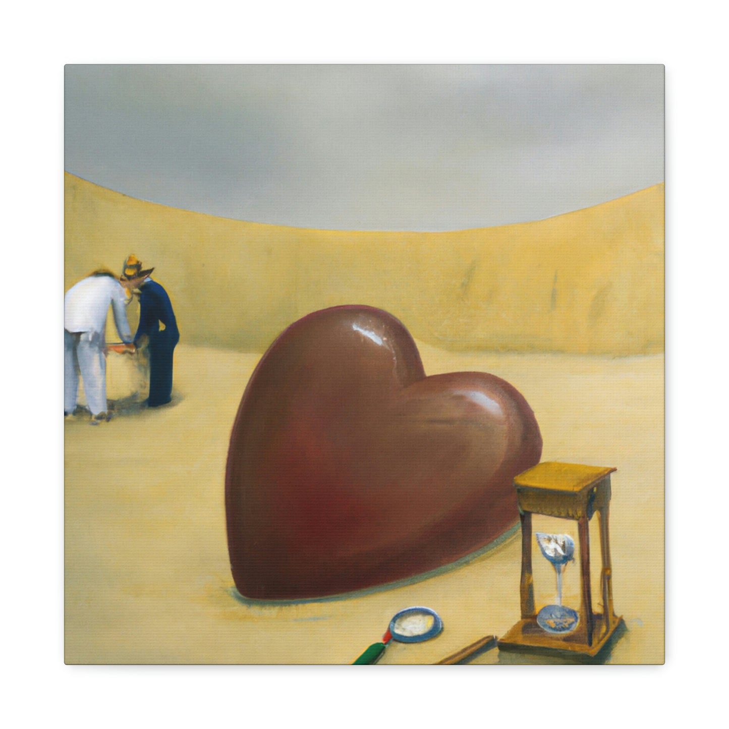 "Heart in the Sandscape" - Canvas