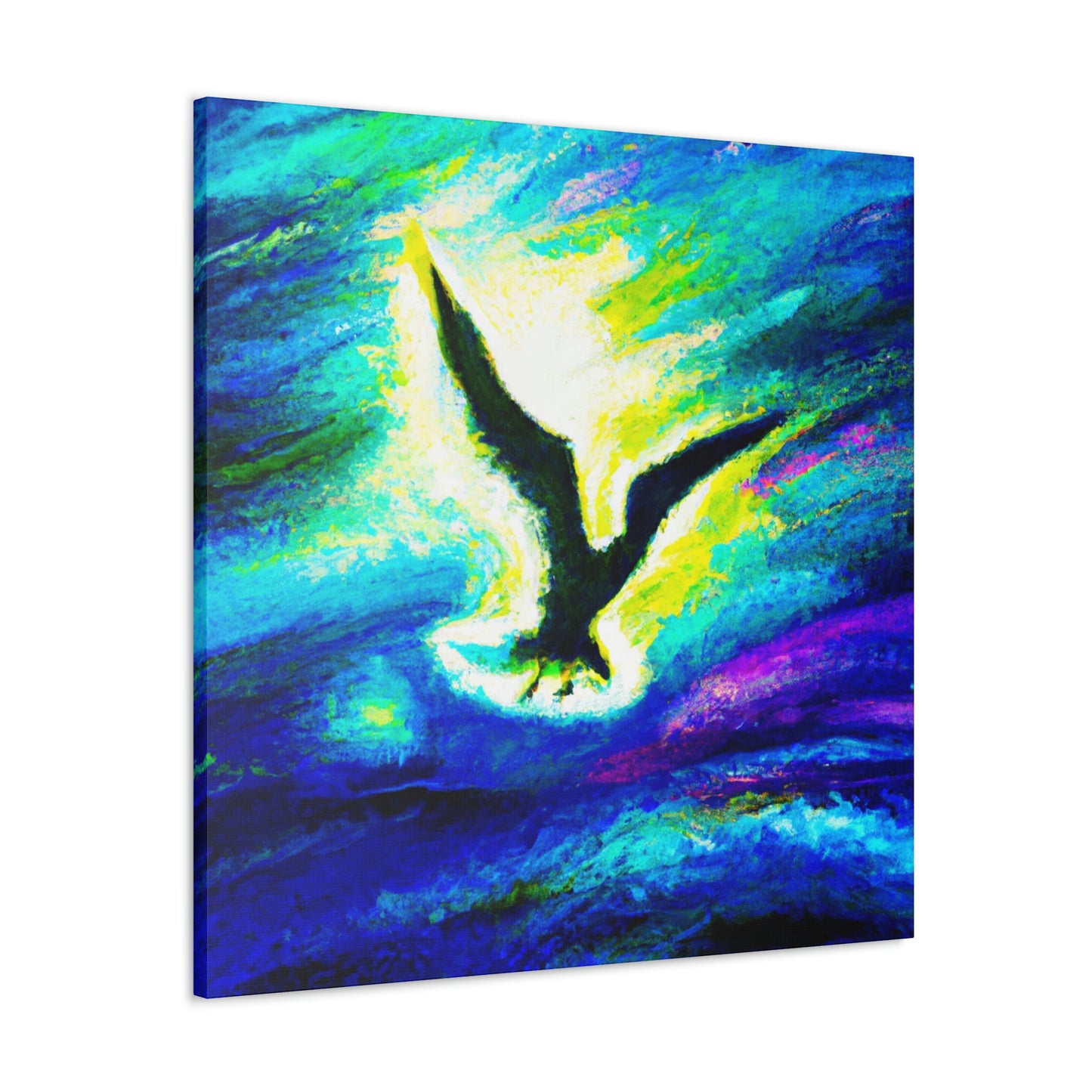 Seagull in Flight - Canvas