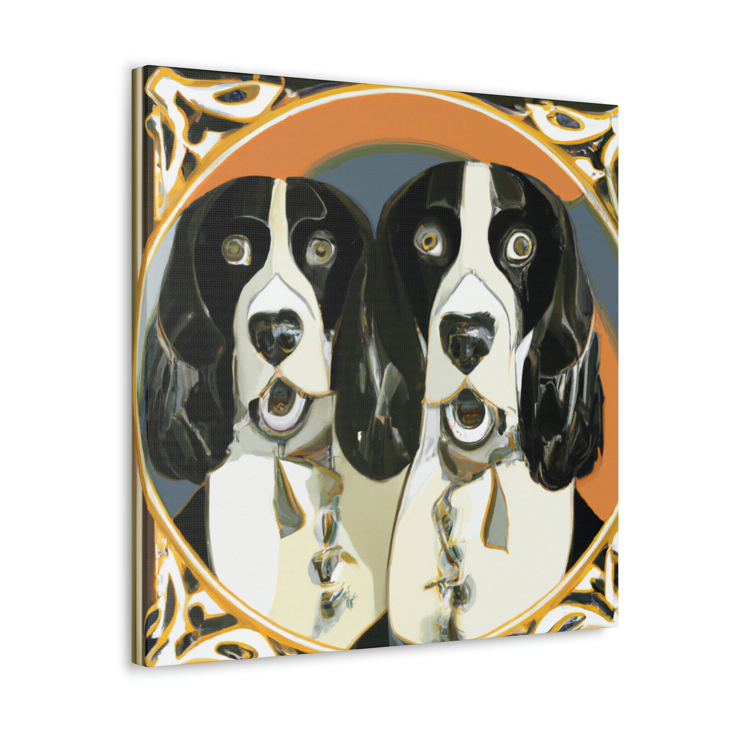 "Springer Spaniel Splendor" - Canvas