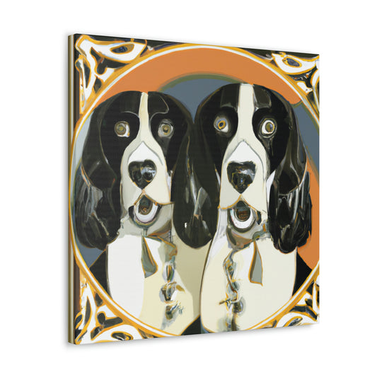 "Springer Spaniel Splendor" - Canvas