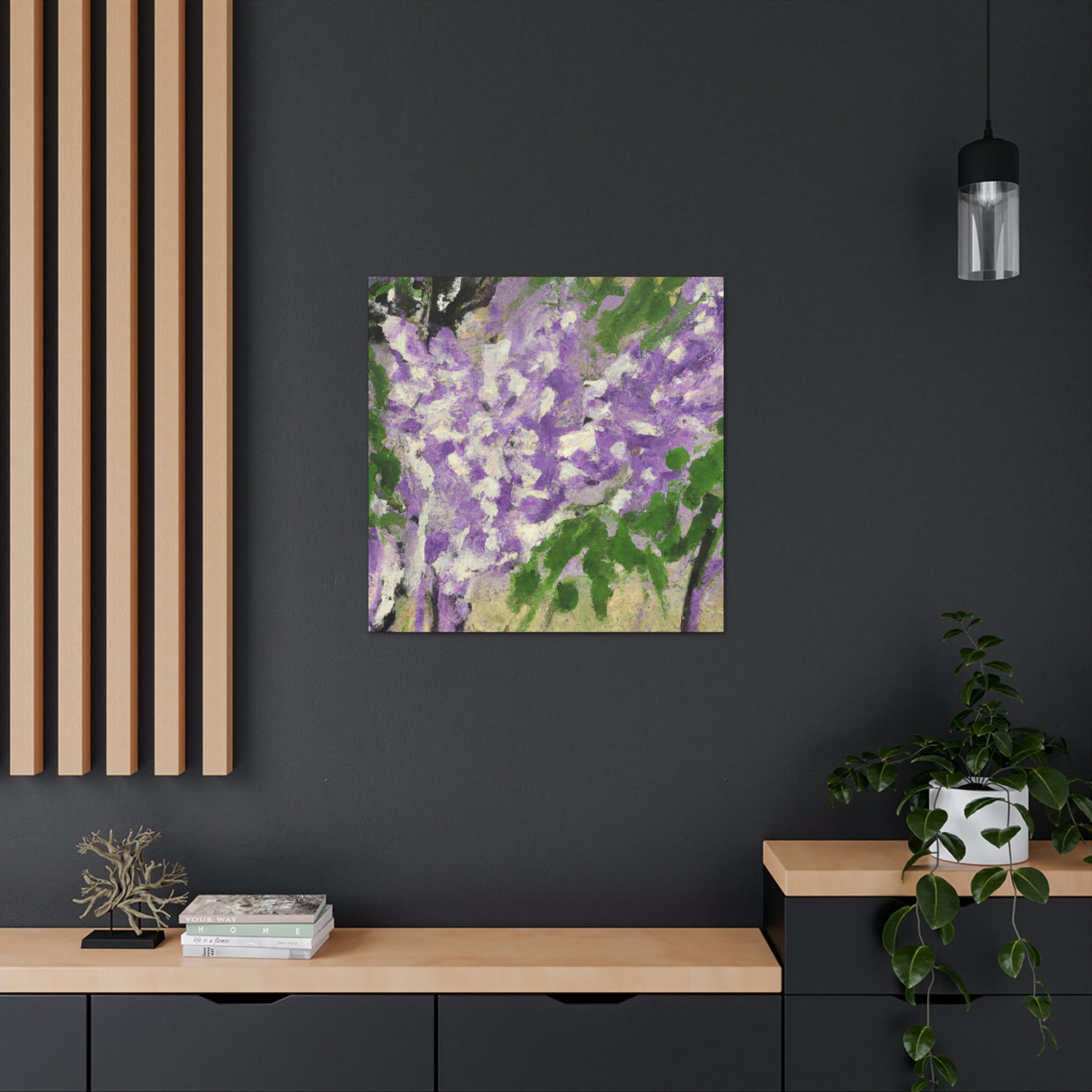 Lilac In Expressionism - Canvas