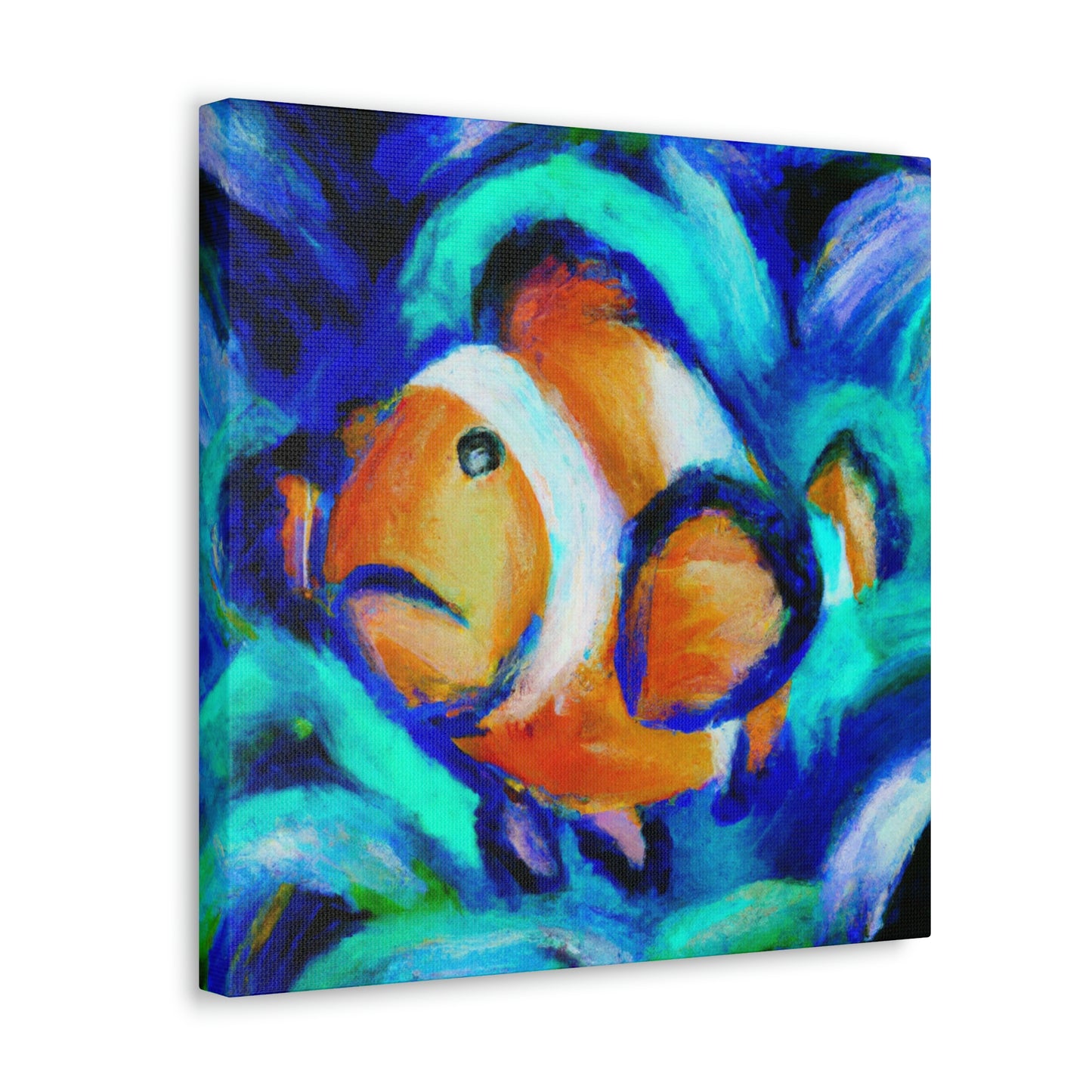 Clownfish in Expressionism - Canvas