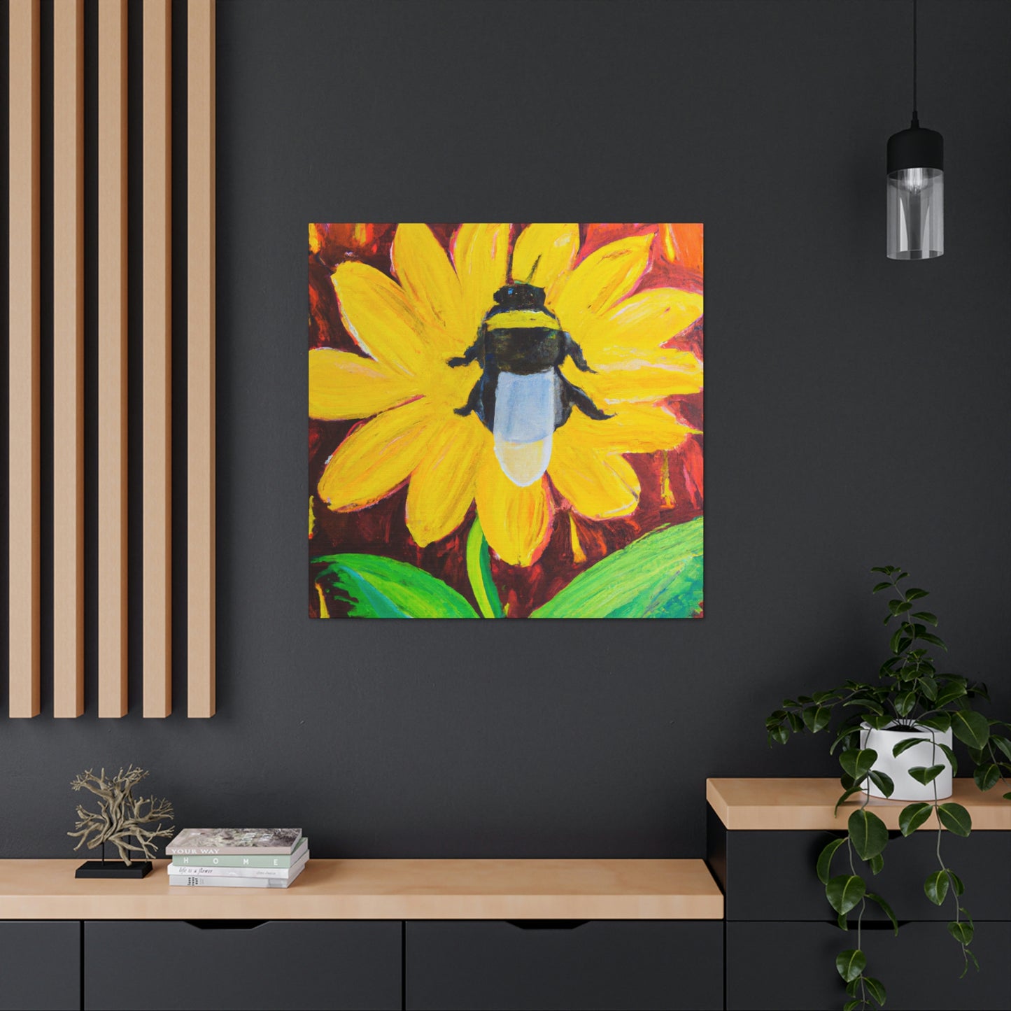 "Bumblebee in Bloom" - Canvas