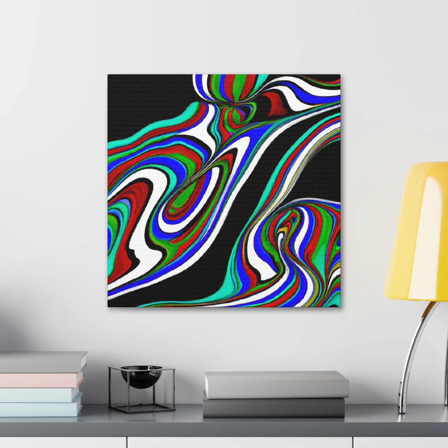 "Serenely Swirling Whorls" - Canvas