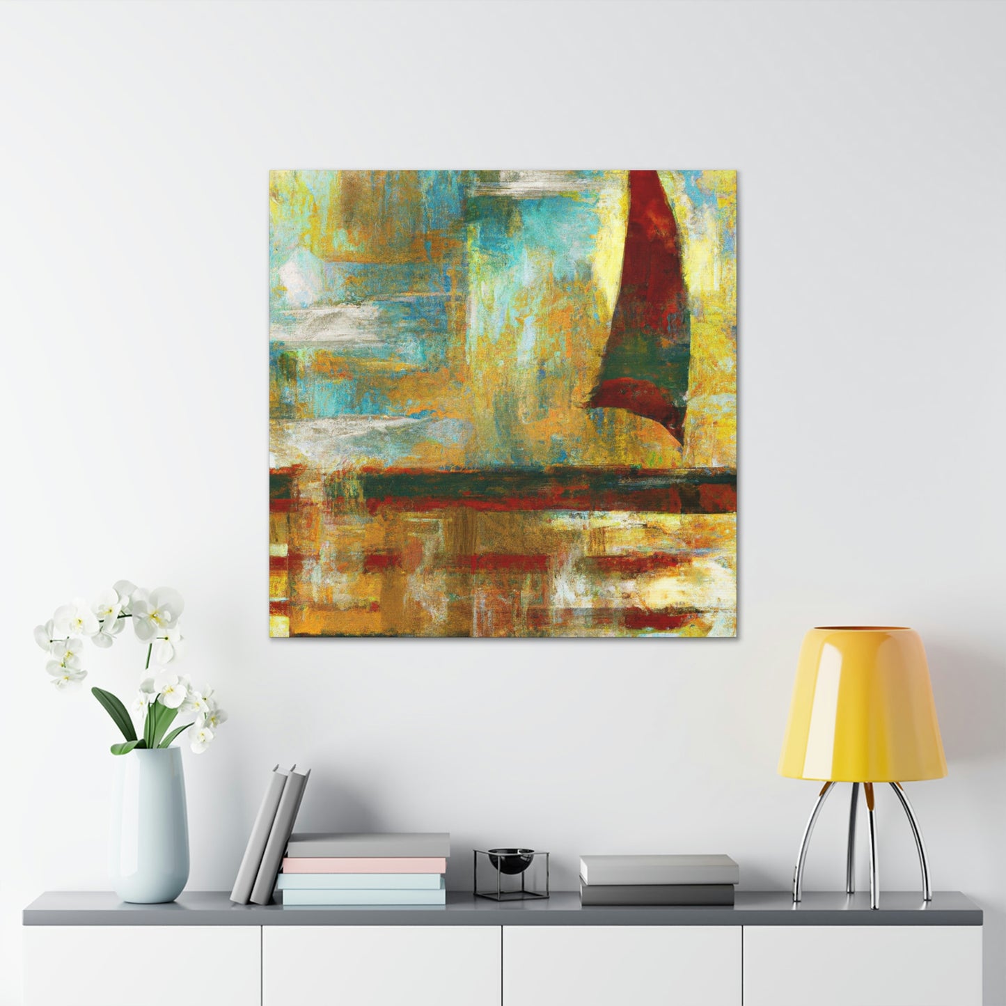 "Yacht on a Breeze" - Canvas