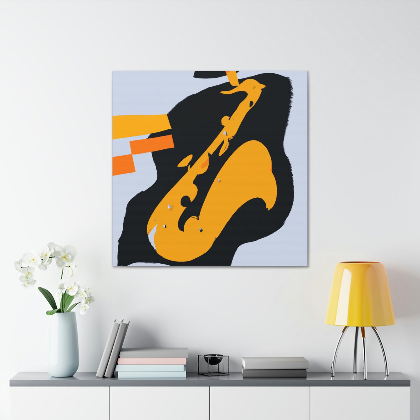 Sax and Simplicity. - Canvas