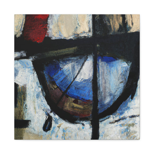 "Dinghy Sails Aglow" - Canvas