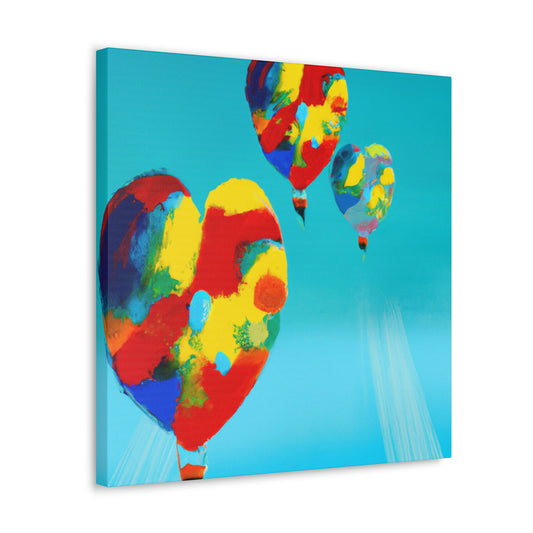 "Skyward Flight of Balloons" - Canvas