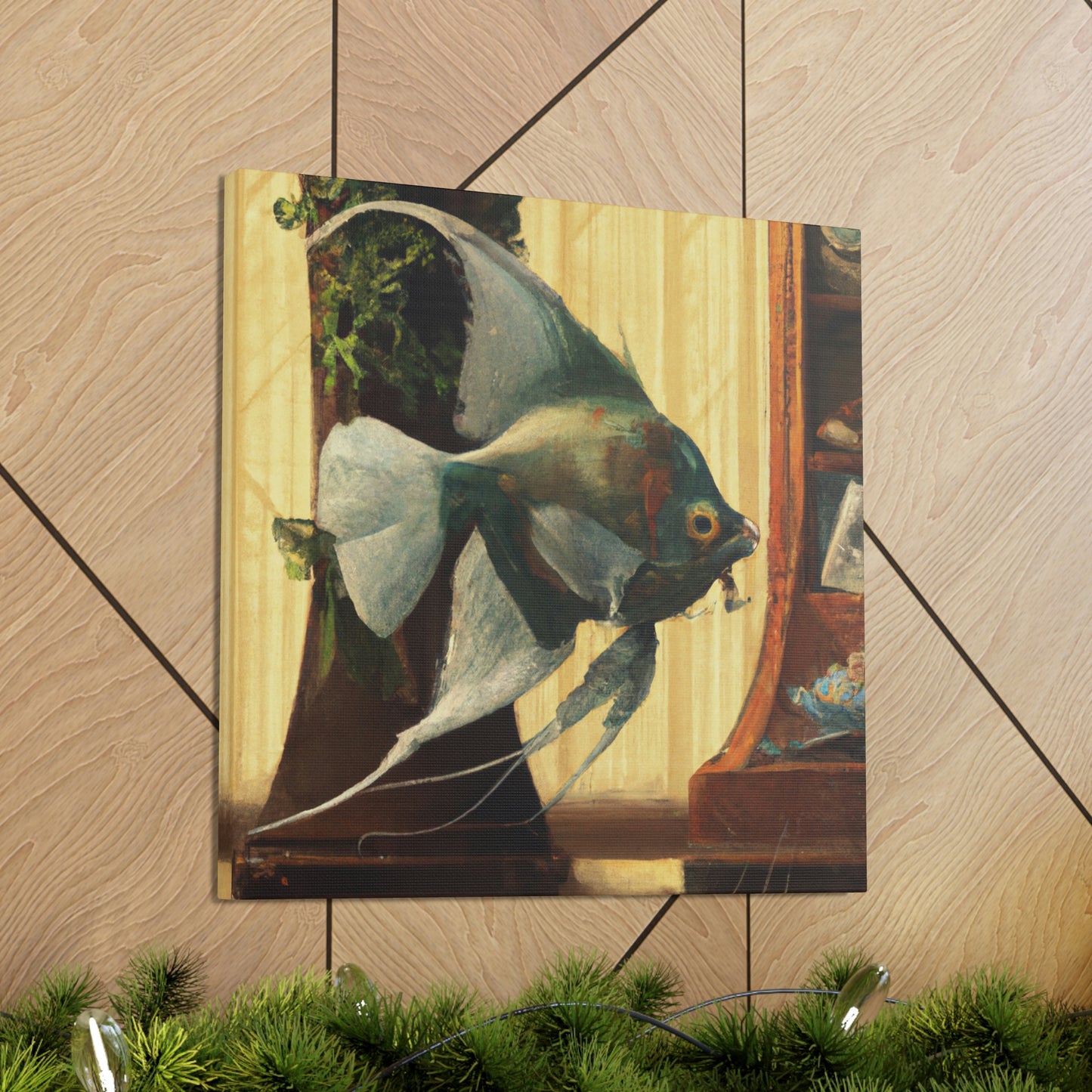 Ascend angelic fish - Canvas