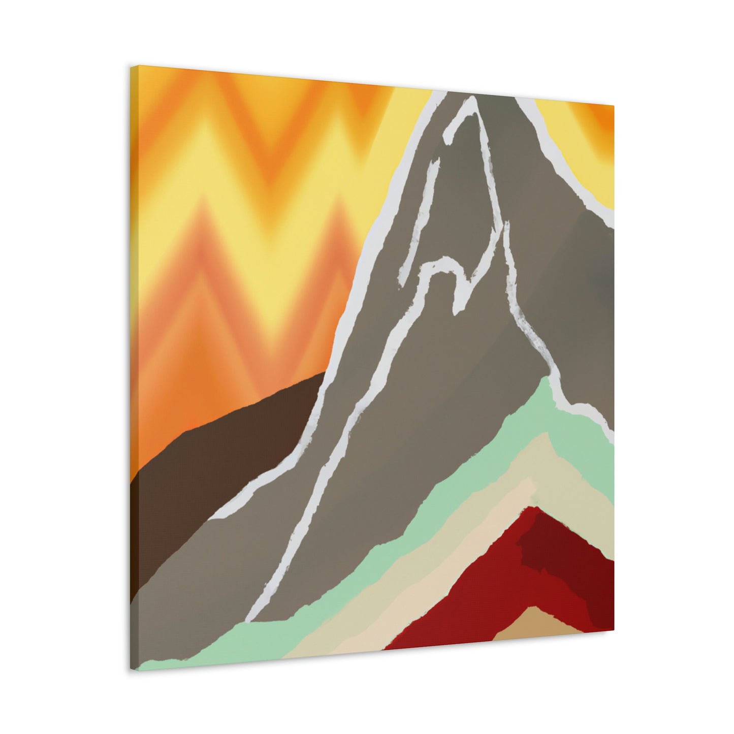 "Mountainous Abstract Dream" - Canvas