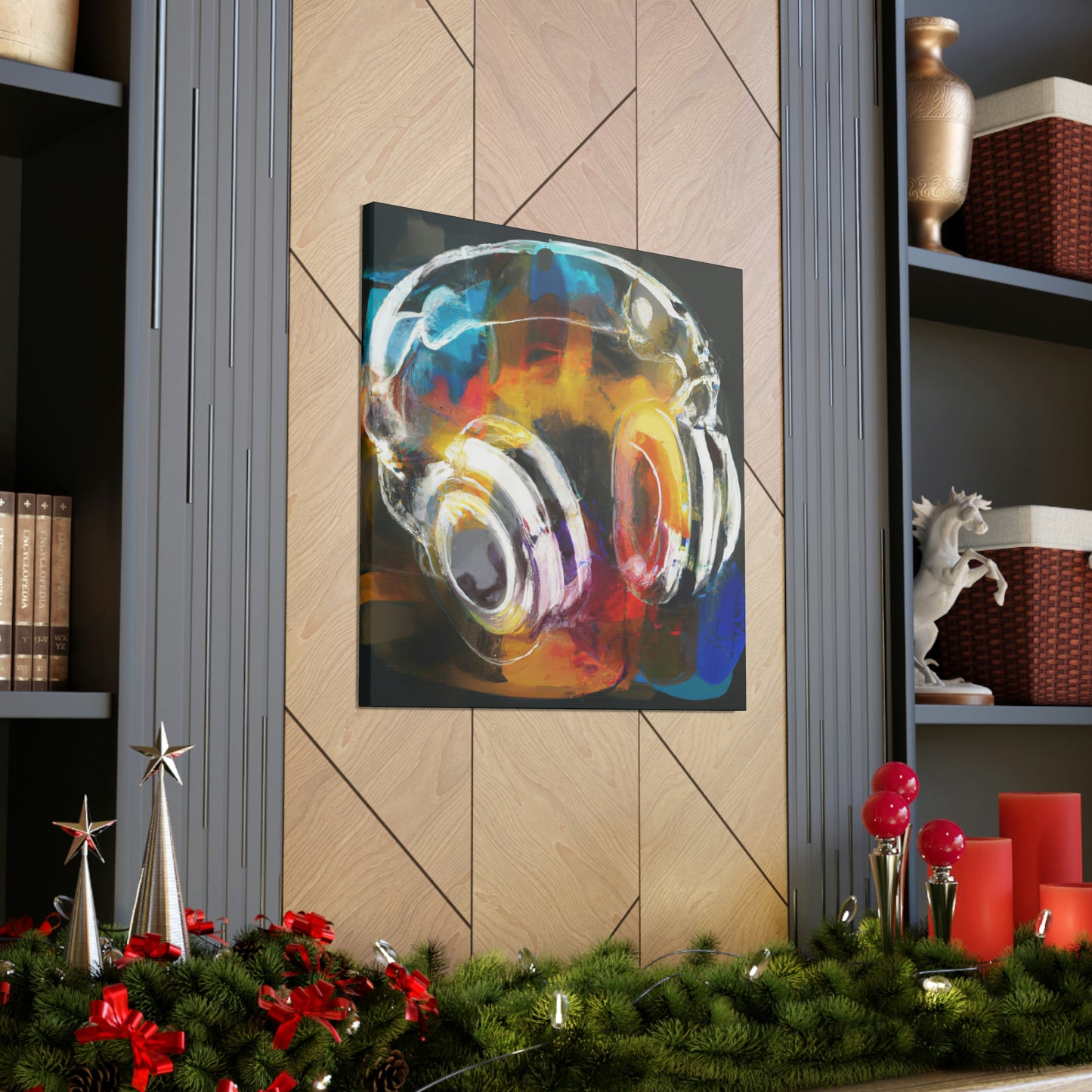 "Headphone Music Dreaming" - Canvas