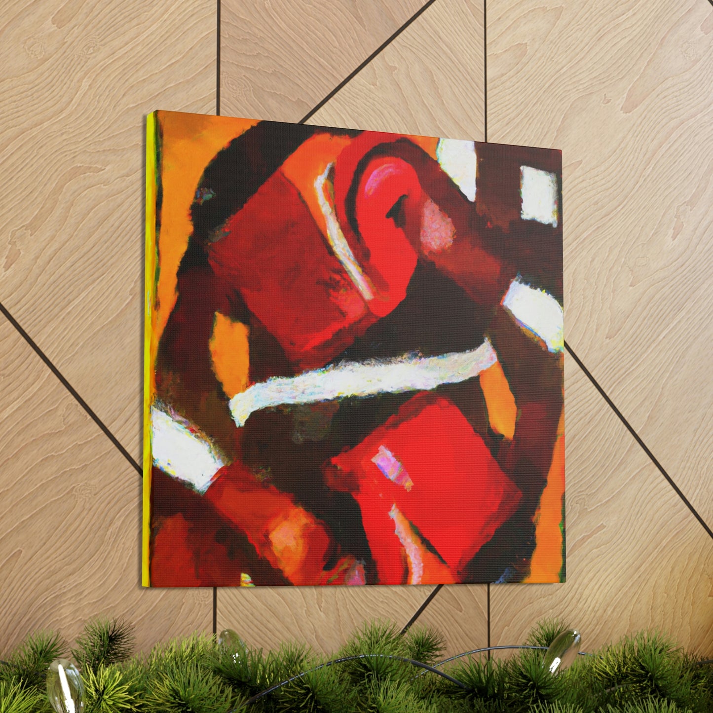 "Boxing in Abstract Form" - Canvas