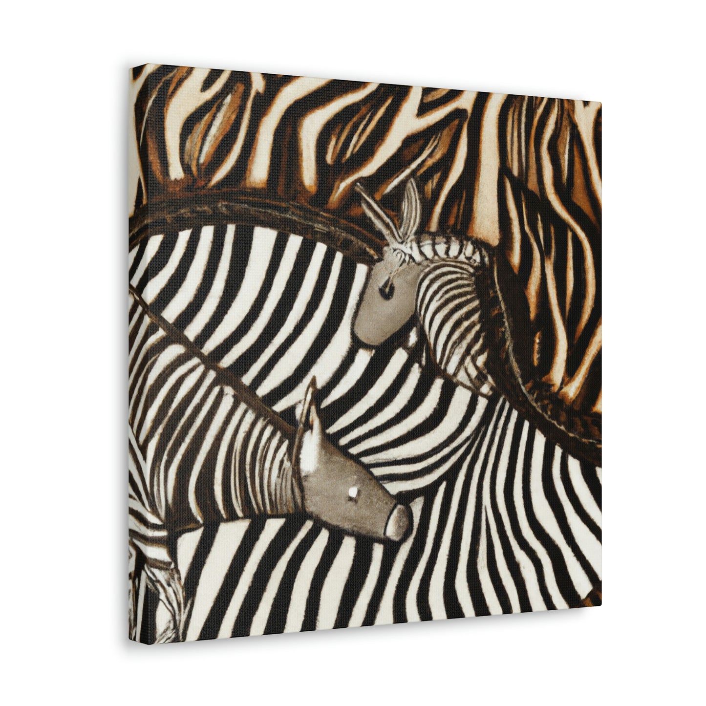 Zebra in Art Deco - Canvas