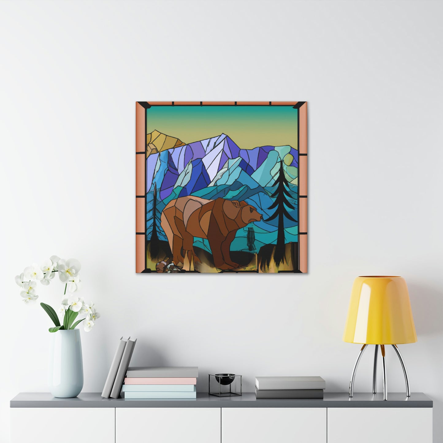 Bear of Gleaming Gold - Canvas