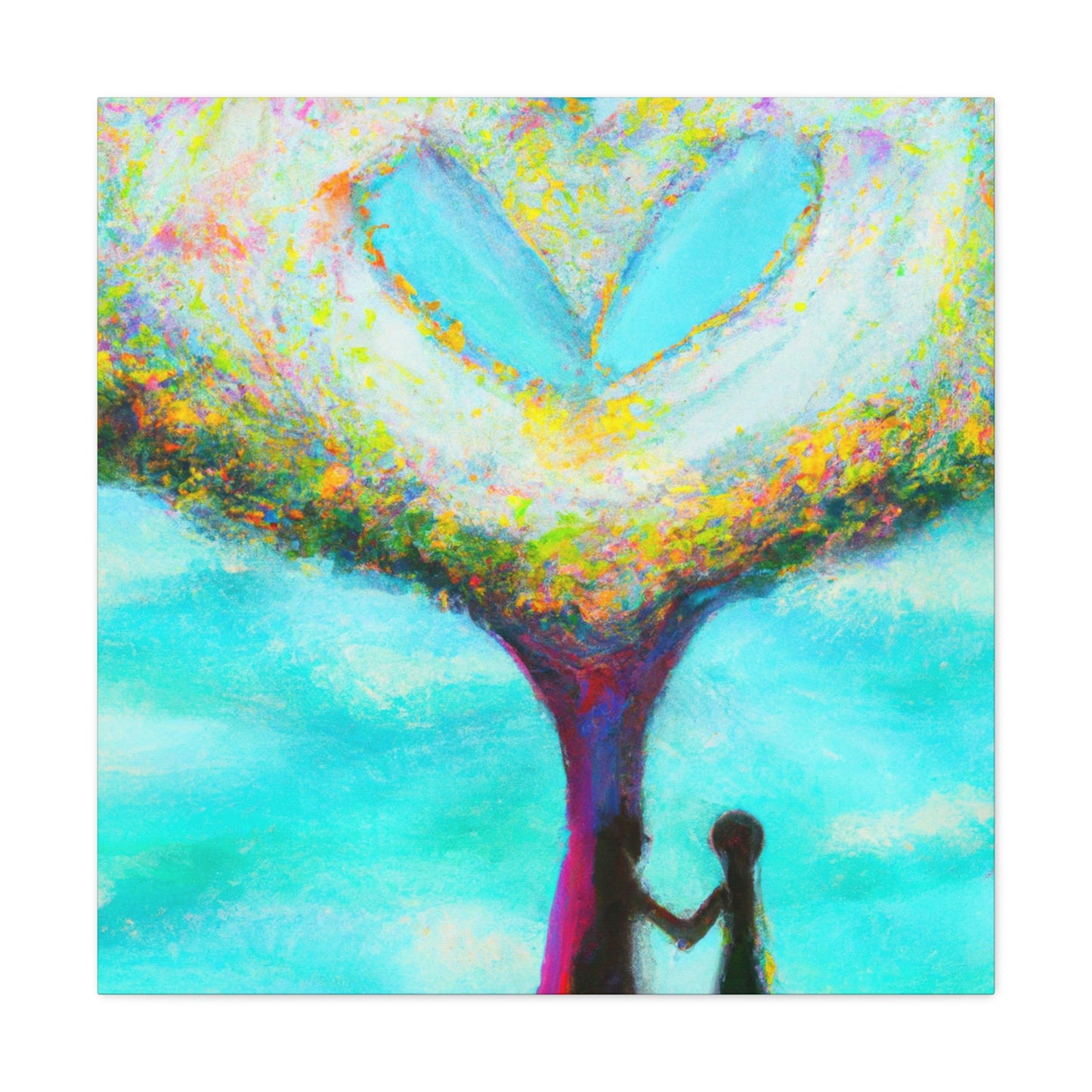 "Love Tree Abstracted" - Canvas