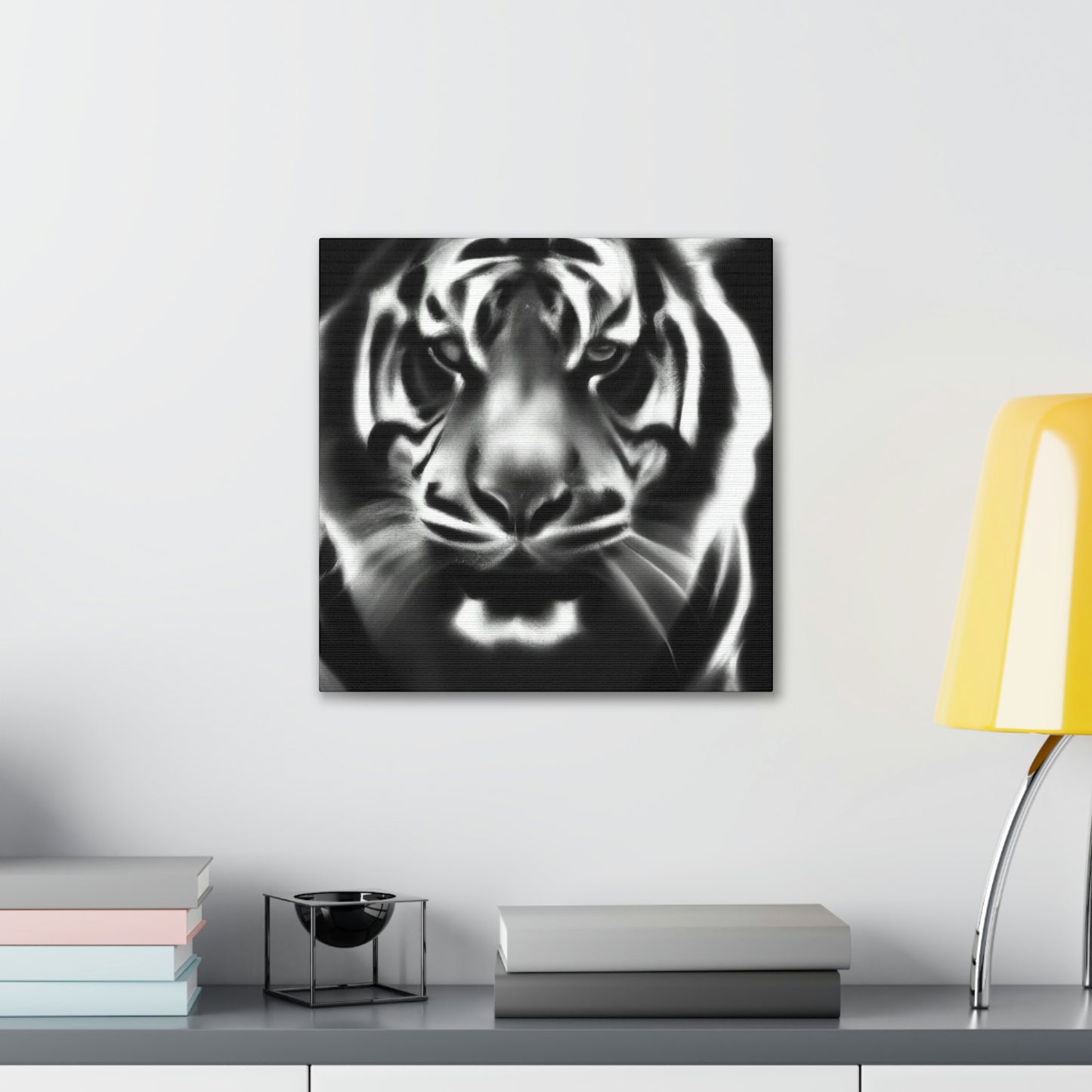 "Majestic Bengal Tiger Scene" - Canvas