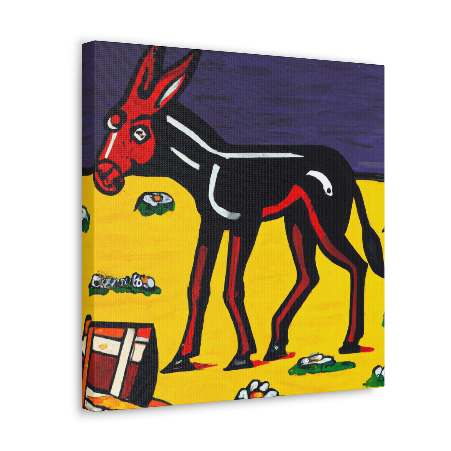 The Donkey's Style Dance - Canvas