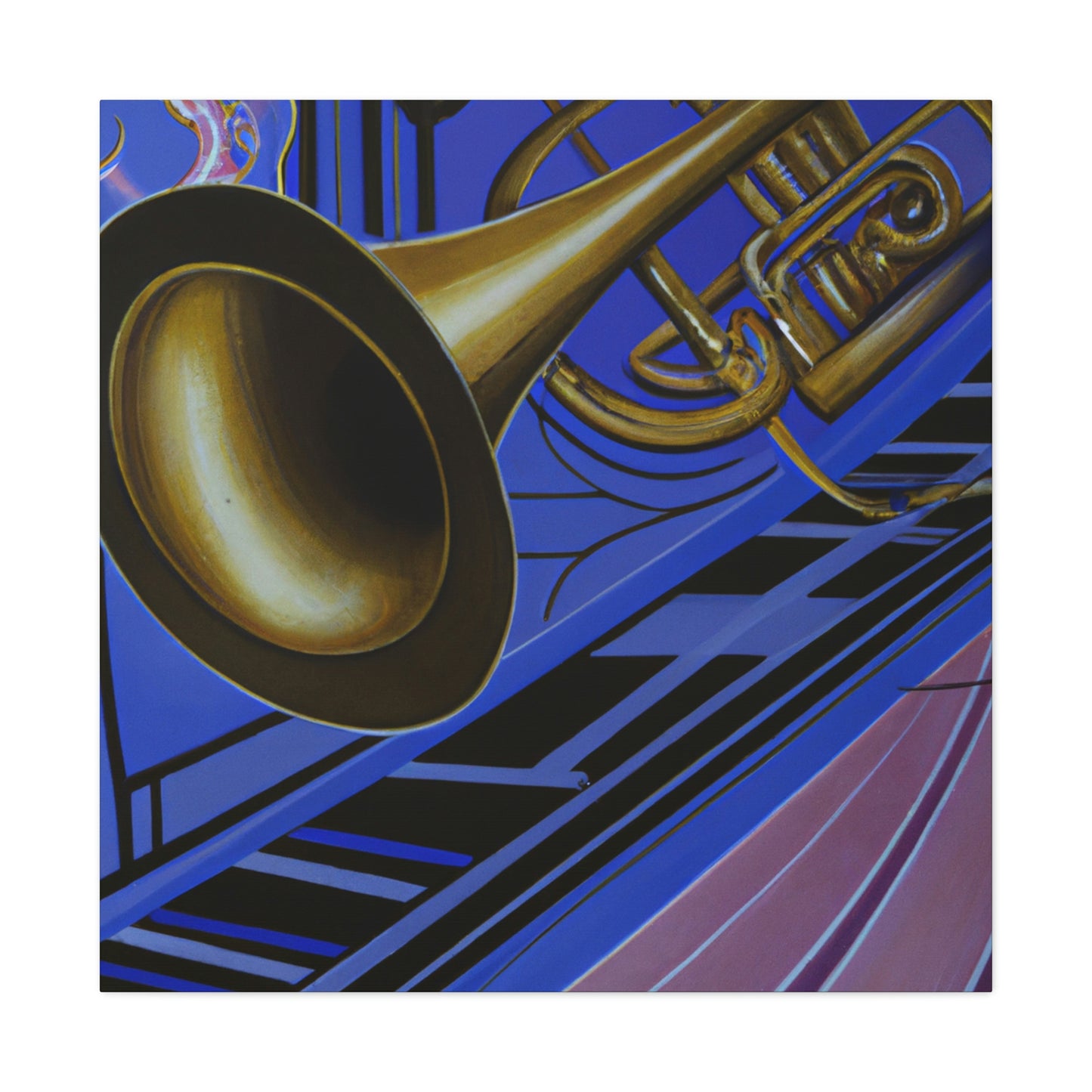 Sonic Summer Trumpet. - Canvas