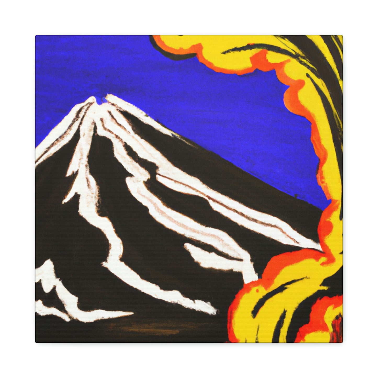 "Volcano On Fire!" - Canvas